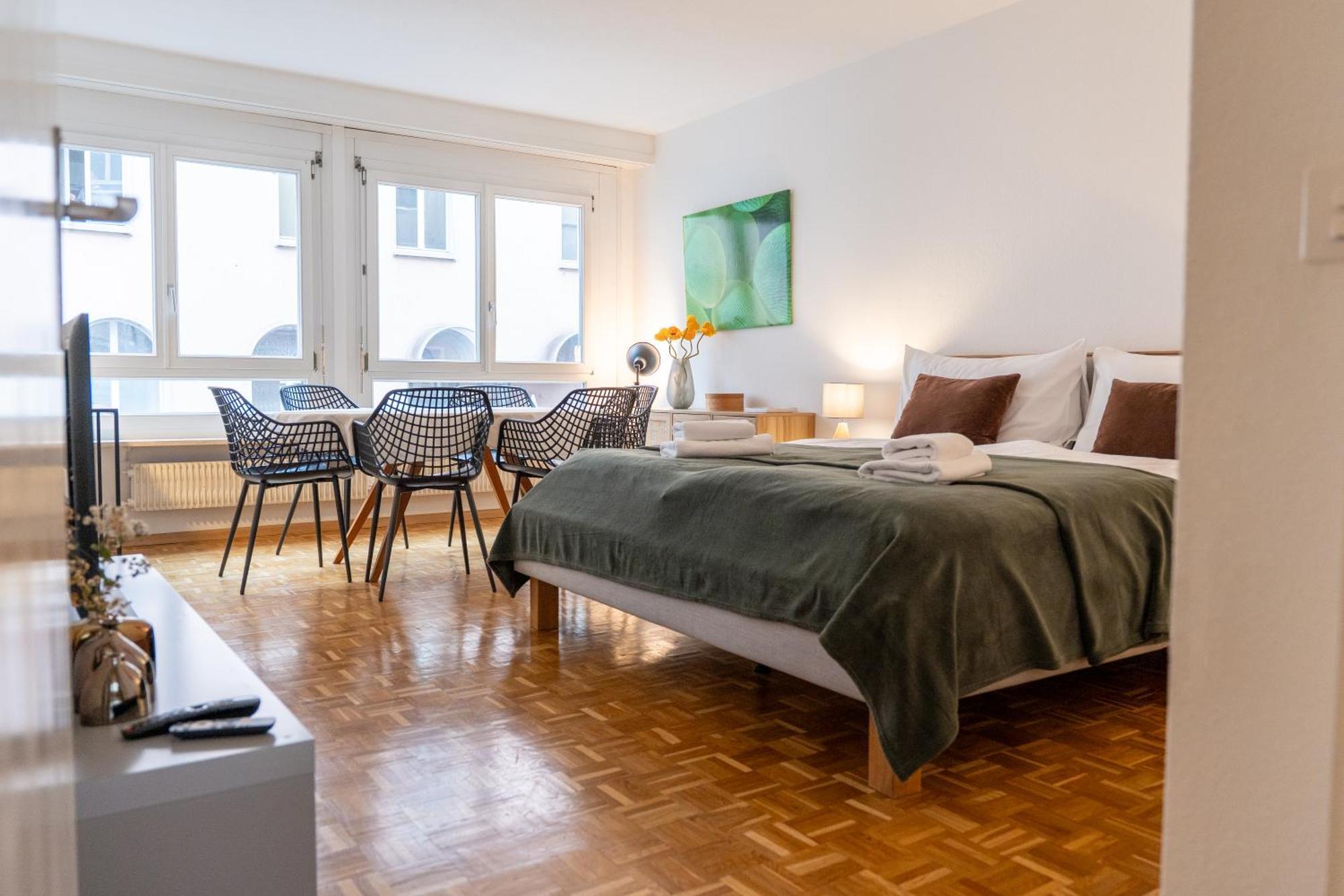 Gemuetliche Grosse Wohnung Naehe Uni Basel Exterior foto